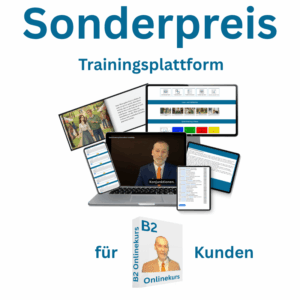 Trainingsplattform für Lernende des B2 Onlinekurses
