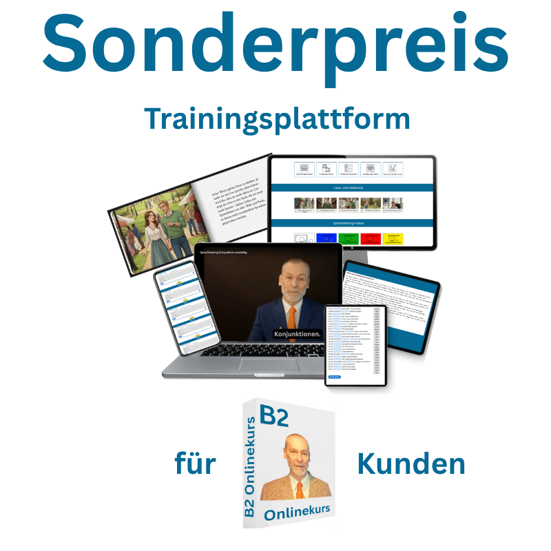 Trainingsplattform für Lernende des B2 Onlinekurses