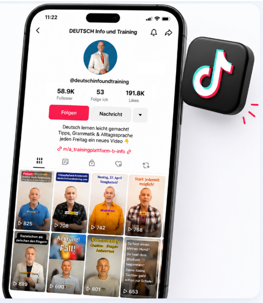 Deutsch Info und Training auf TikTok